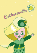 Catherinette en f&ecirc;te aux couleurs vives